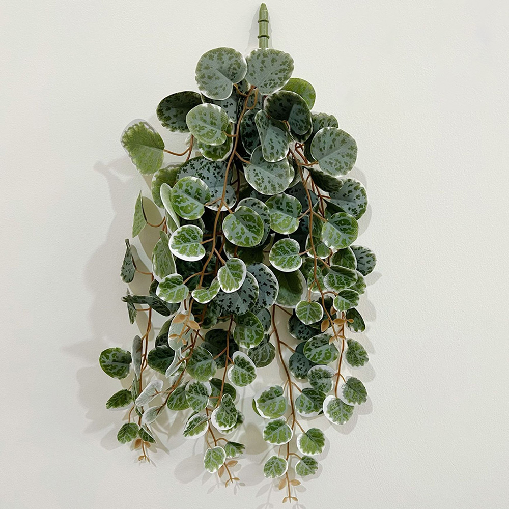 Rattan Plant Basket - 49cm Kunstplanten Wijnstokken Nep Hangende Eucalyptus