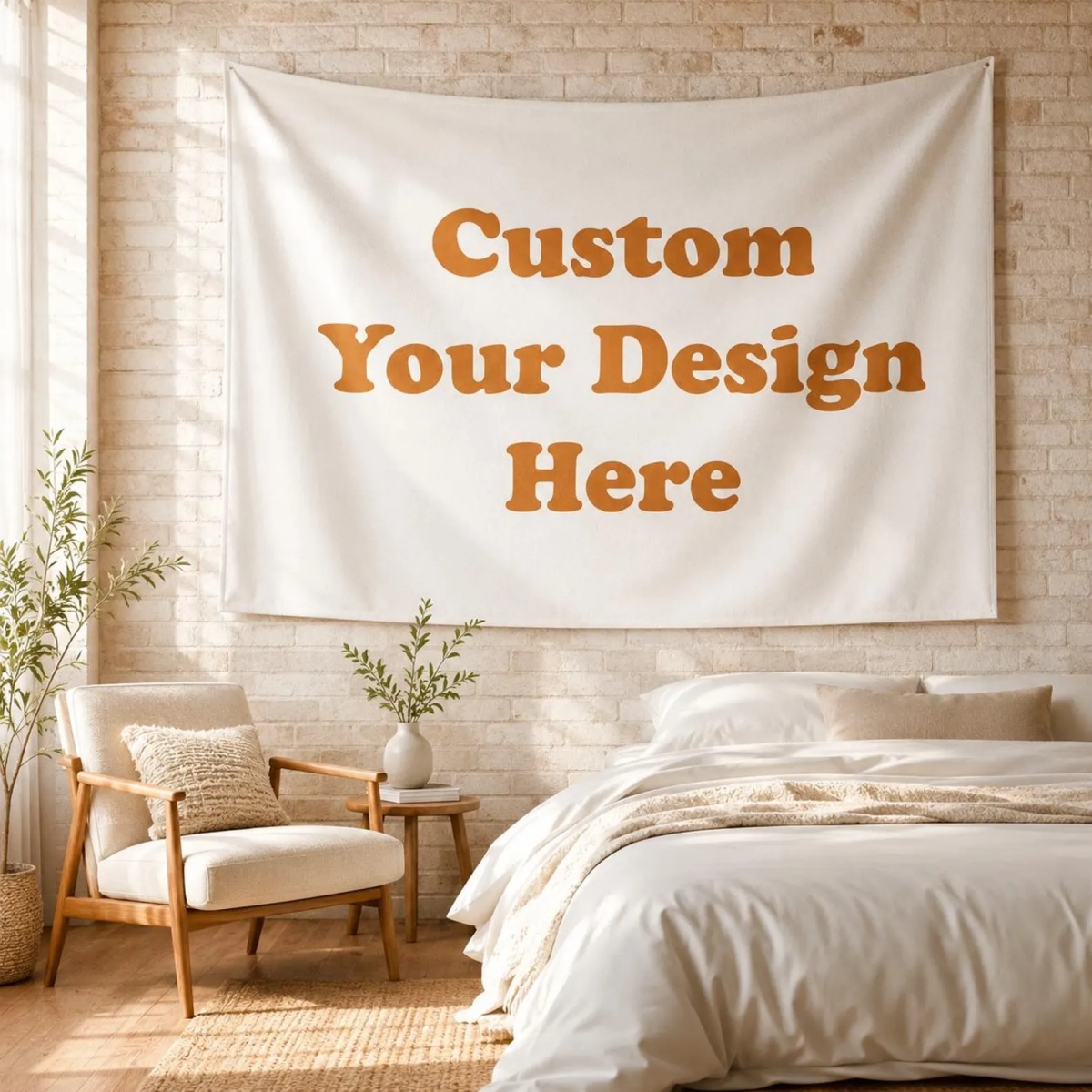 Home Decor For Wedding - Een gepersonaliseerd, op maat gemaakt wandkleed—een
