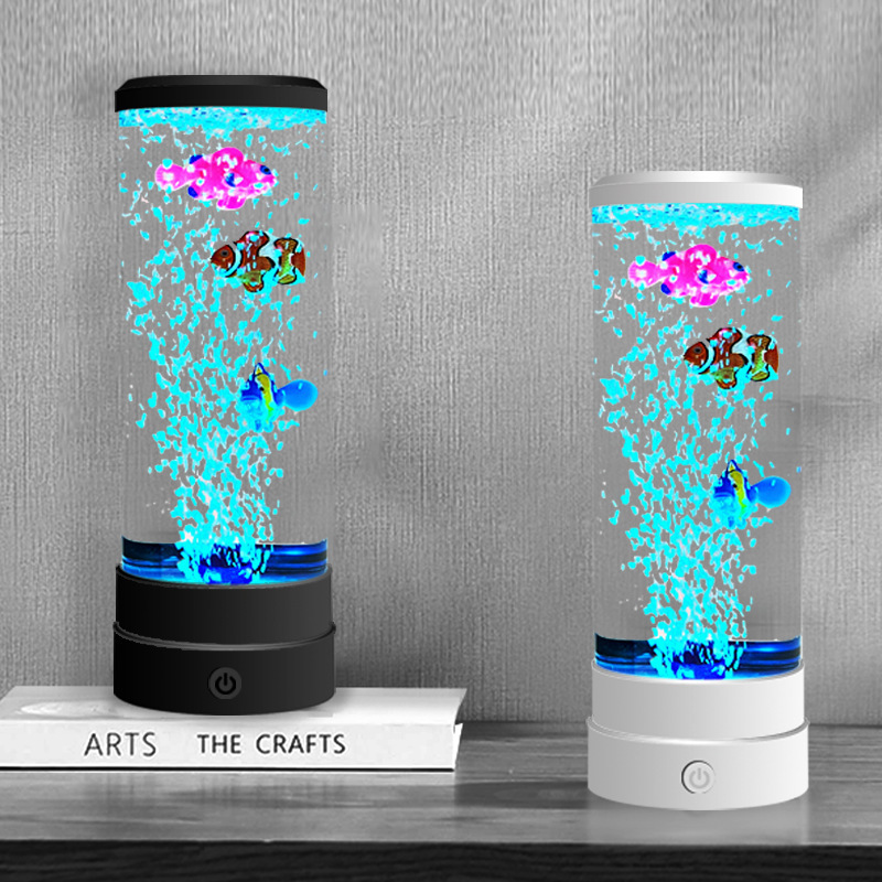 Home Decor For Wedding - Gesimuleerde LED-meerkleurige bubbelvis-sfeerdecoratie voor thuis met
