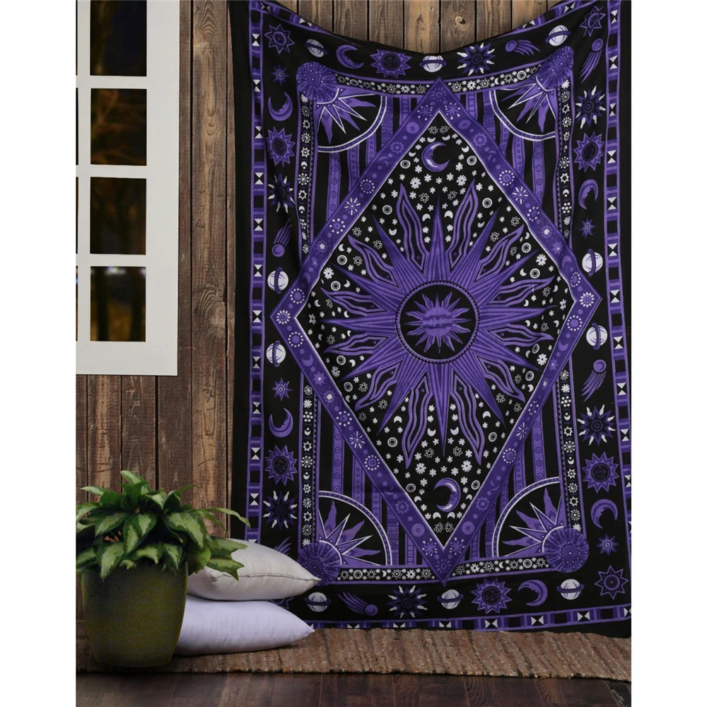 Home Decor Hippie - Indiase Tarot Waarzeggerij Mandala Wandtapijt Hippie