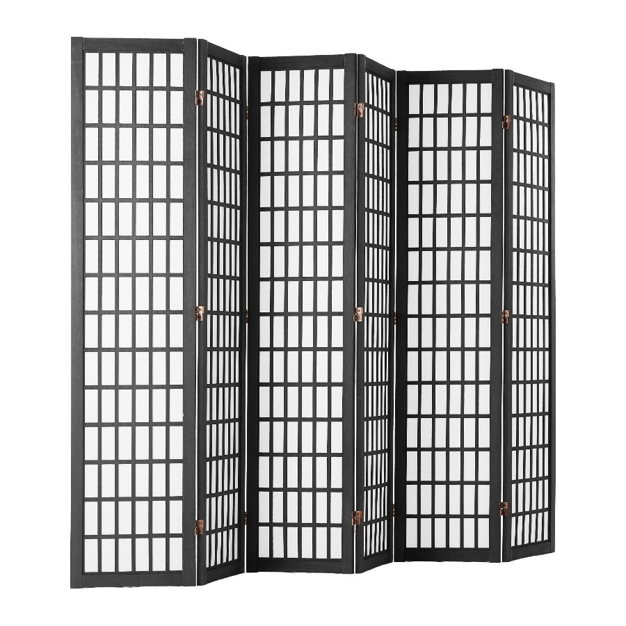 Room Divider Screen - 6-delige Japanse kamerverdeler, opvouwbaar privacy scherm,