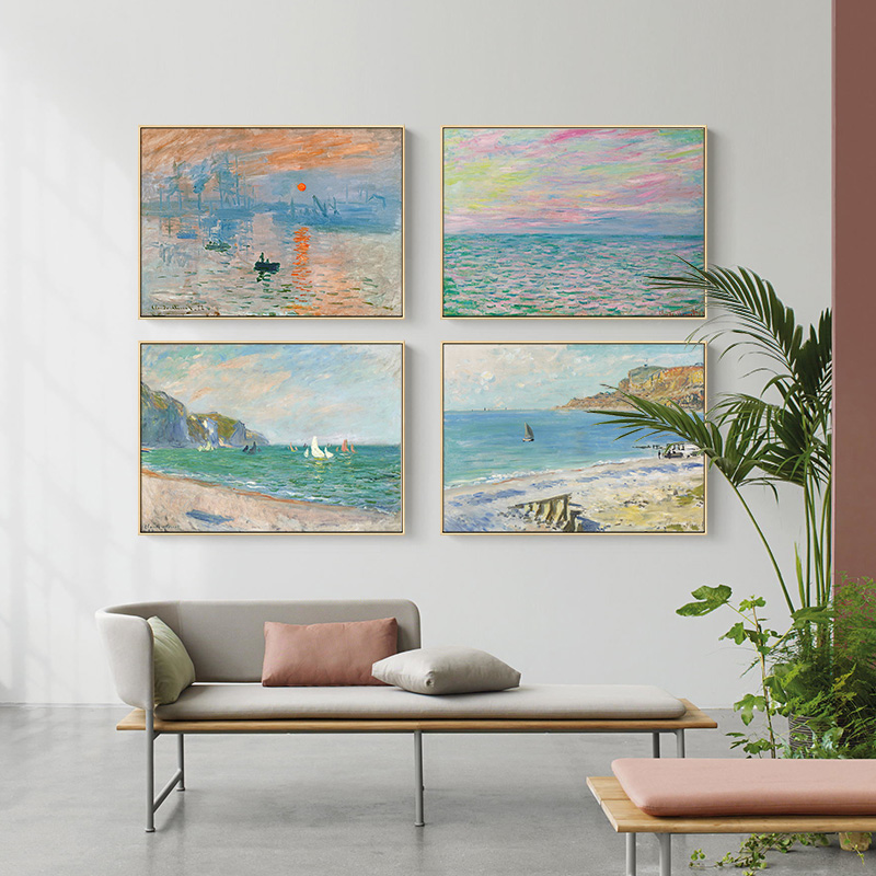 Home Decor Mirror - Beroemde Monet Poster Canvas Schilderij Modern
