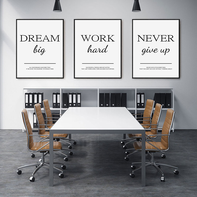 Home Decor Quotes On Wall - 3-delige set -- Moderne woonkamer eenvoudige