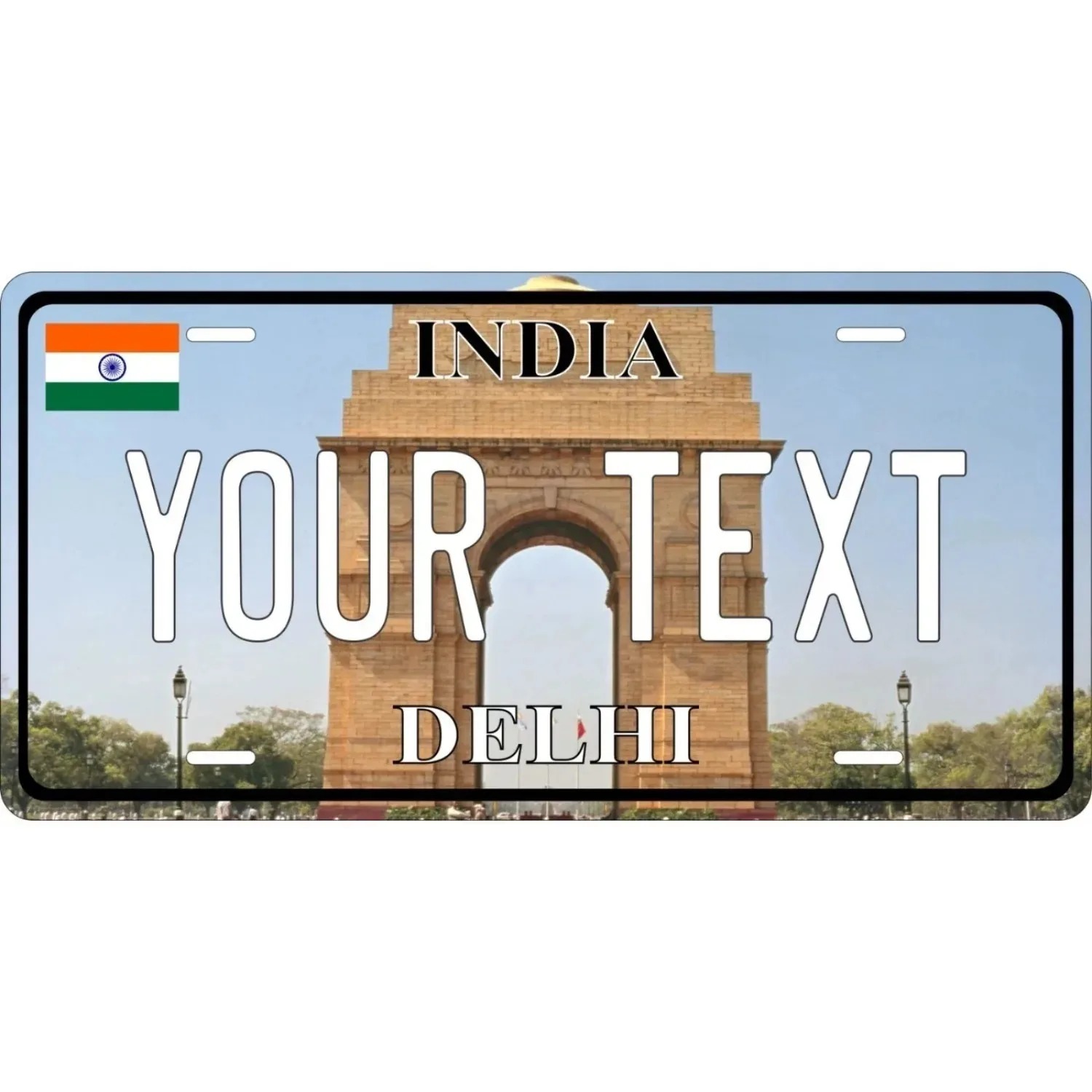 Home Decor Delhi - 1 stuk [2D Plat] Aanpasbaar India