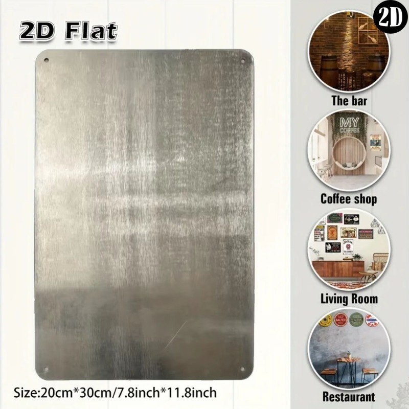 Vintage metalen bord mooie bru - Home Decor Zen recensie en prijs