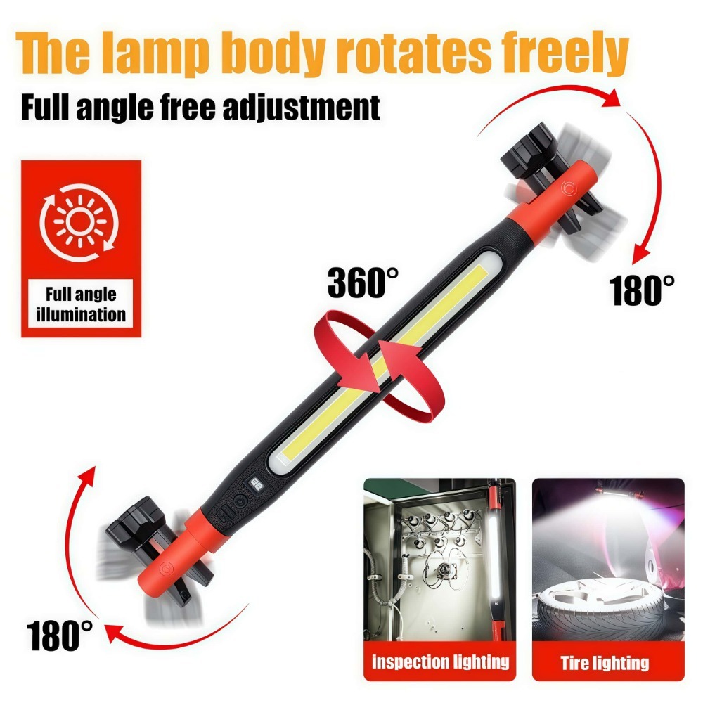COB LED-werklamp USB oplaadbar - Led Strip Lights recensie en prijs