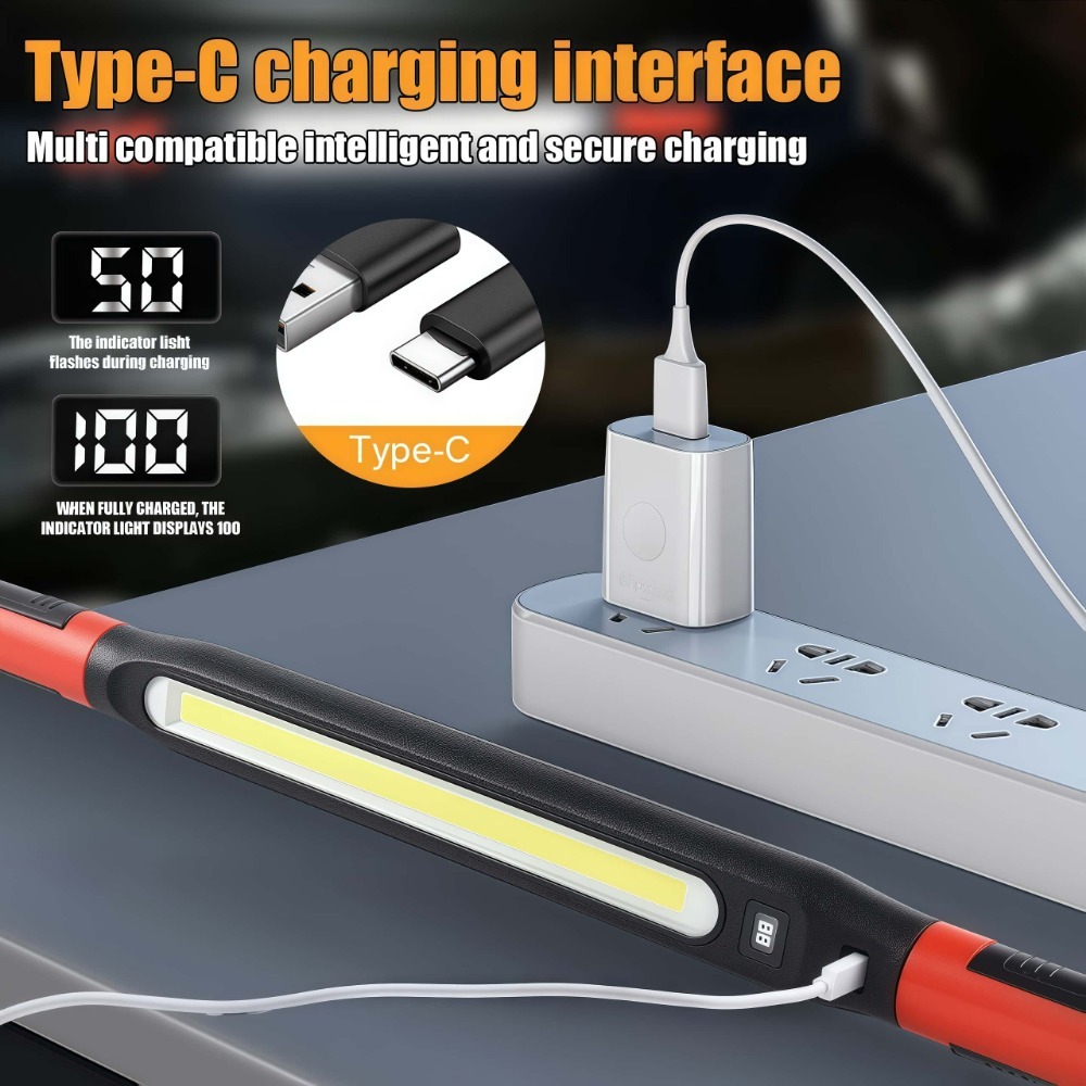 COB LED-werklamp USB oplaadbar - Led Strip Lights recensie en prijs