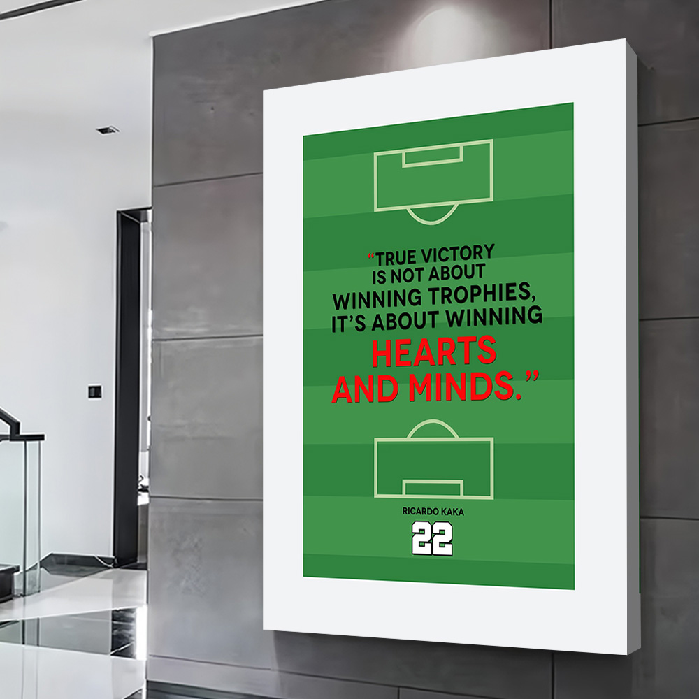 Ricardo Kaka Citaat op voetbal - Home Decor Quotes On Wall recensie en prijs