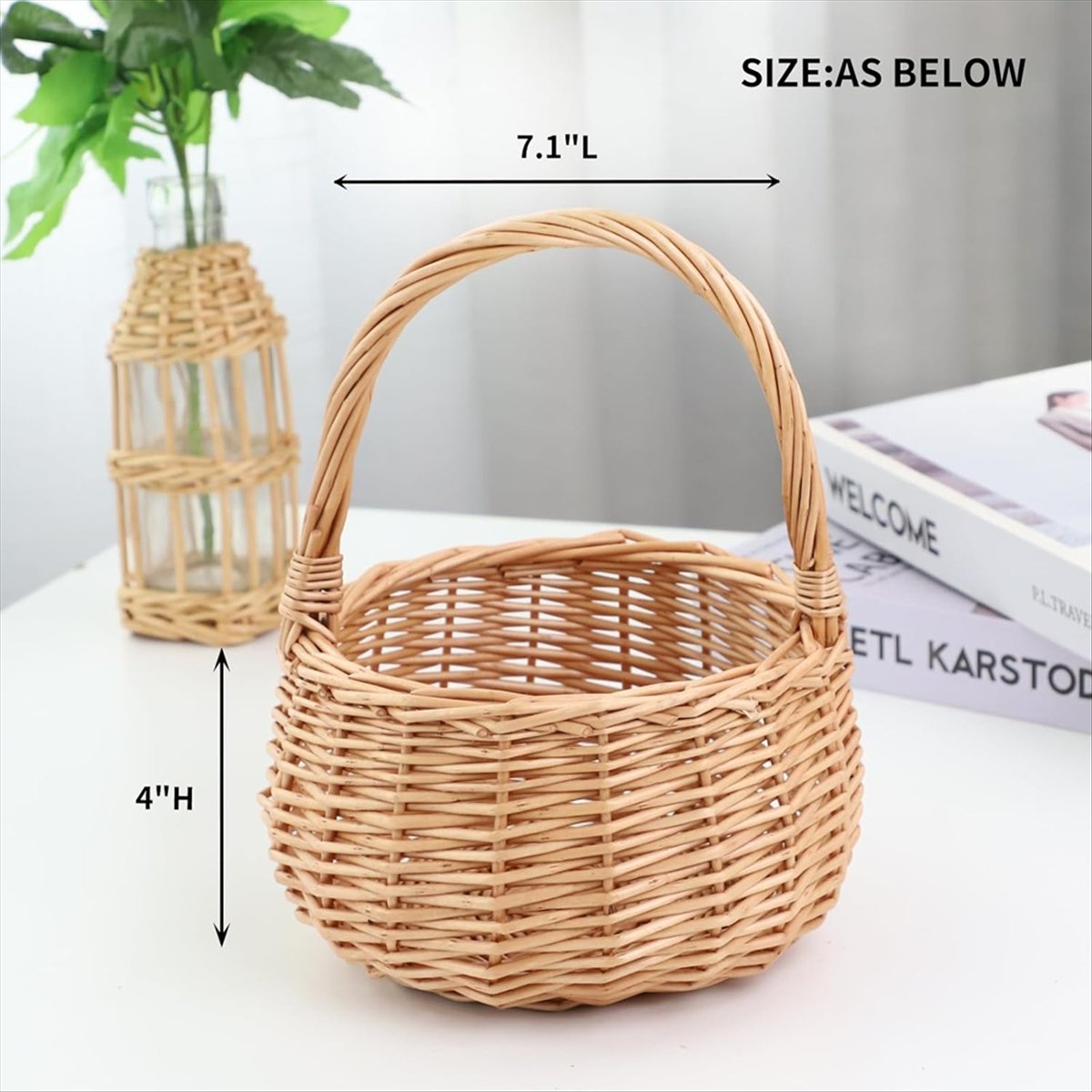 Wicker picknickmand met handva - Home Decor For Wedding recensie en prijs