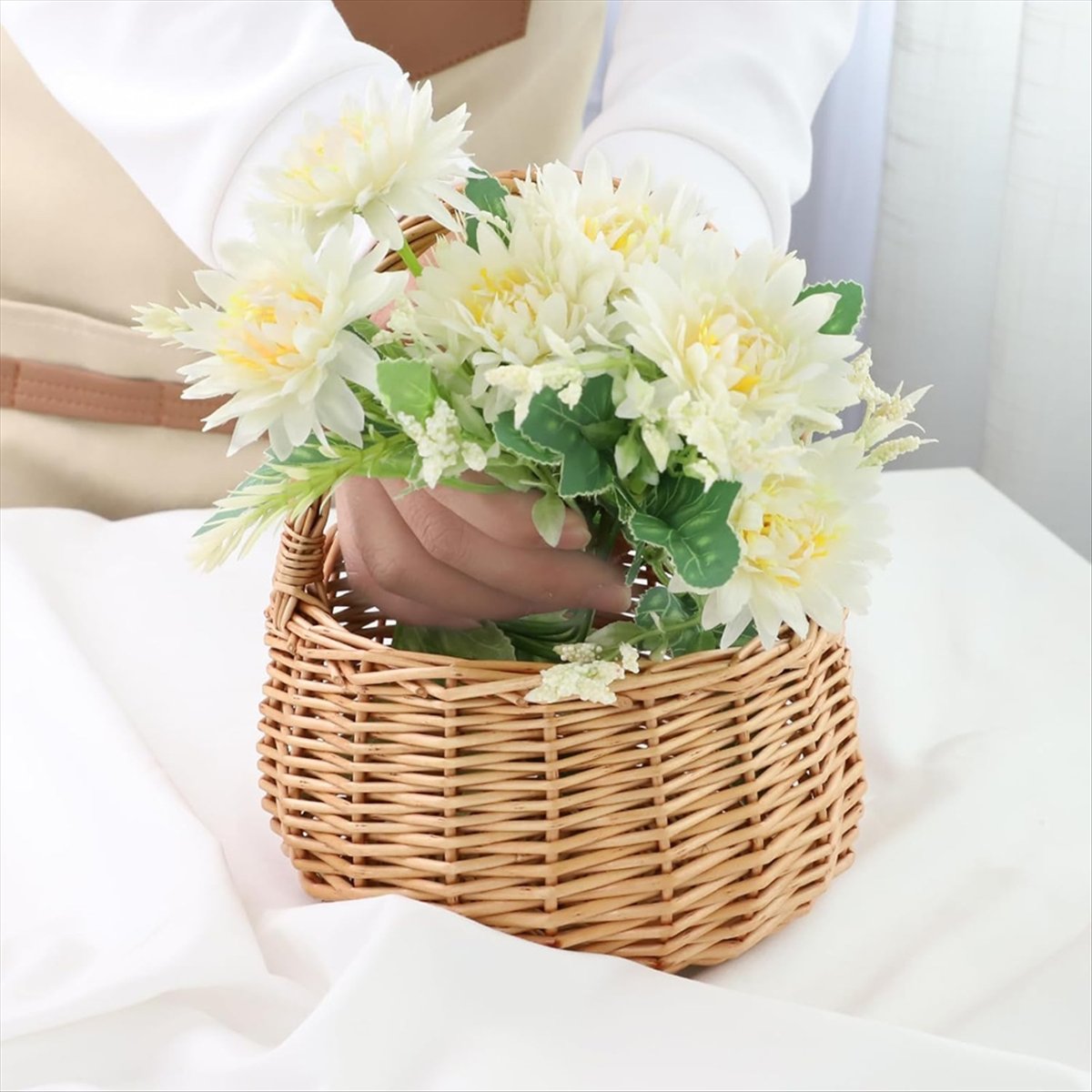 Wicker picknickmand met handva - Home Decor For Wedding recensie en prijs