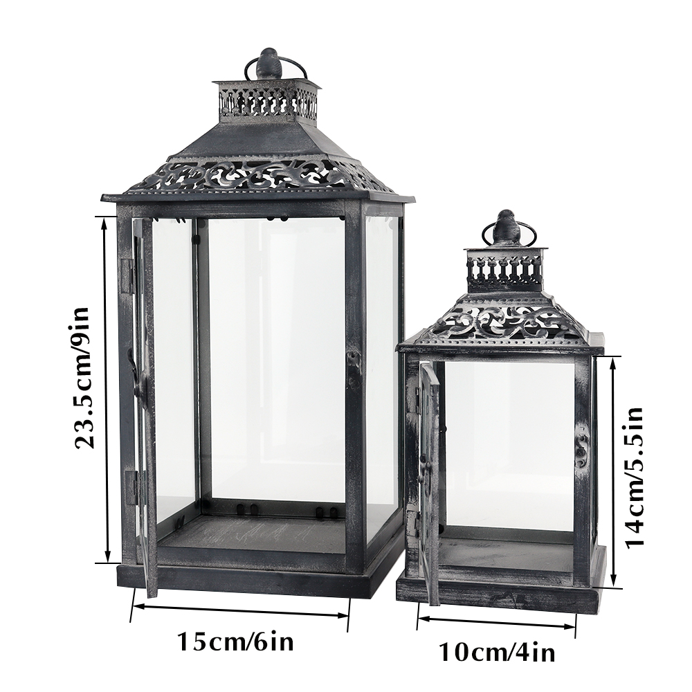 Set van twee antieke grijze me - Home Decor For Wedding recensie en prijs