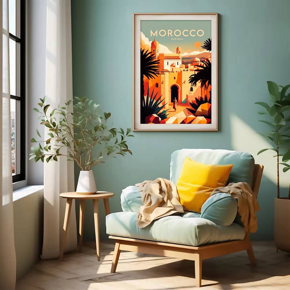 Boheemse kleurrijke poster bed - Home Decor Quotes On Wall recensie en prijs