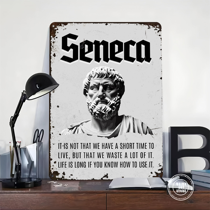 Seneca Stoic Quote 4, metalen  - Home Decor Quotes On Wall recensie en prijs