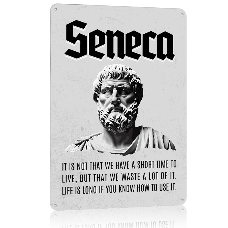 Seneca Stoic Quote 4, metalen  - Home Decor Quotes On Wall recensie en prijs