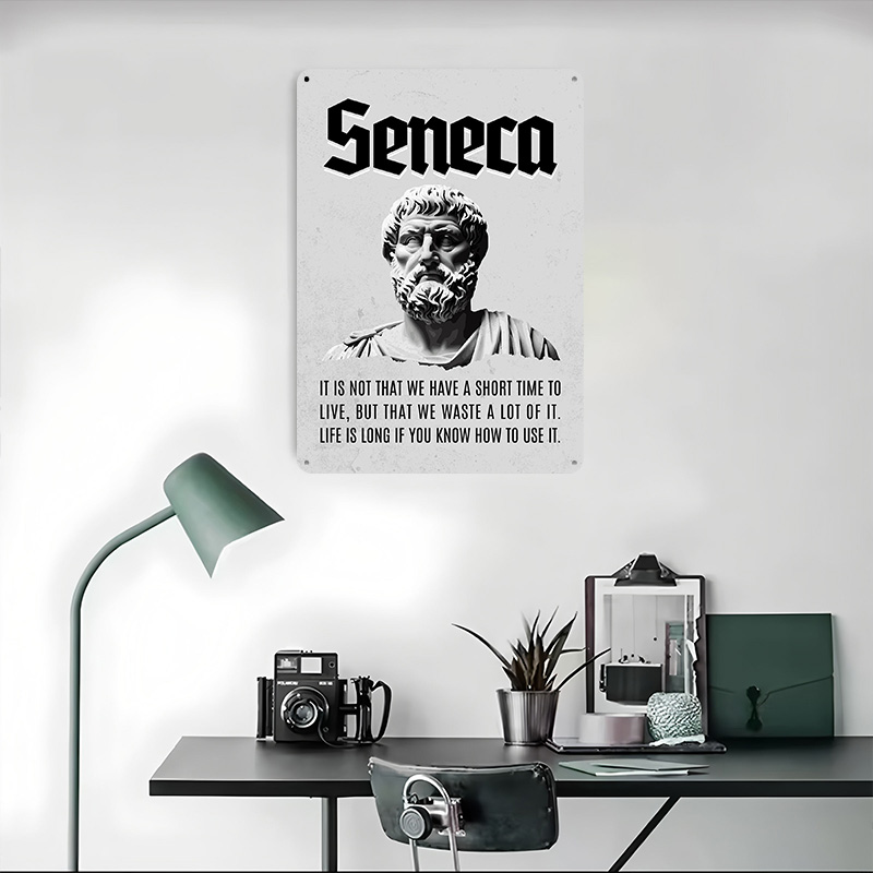 Seneca Stoic Quote 4, metalen  - Home Decor Quotes On Wall recensie en prijs