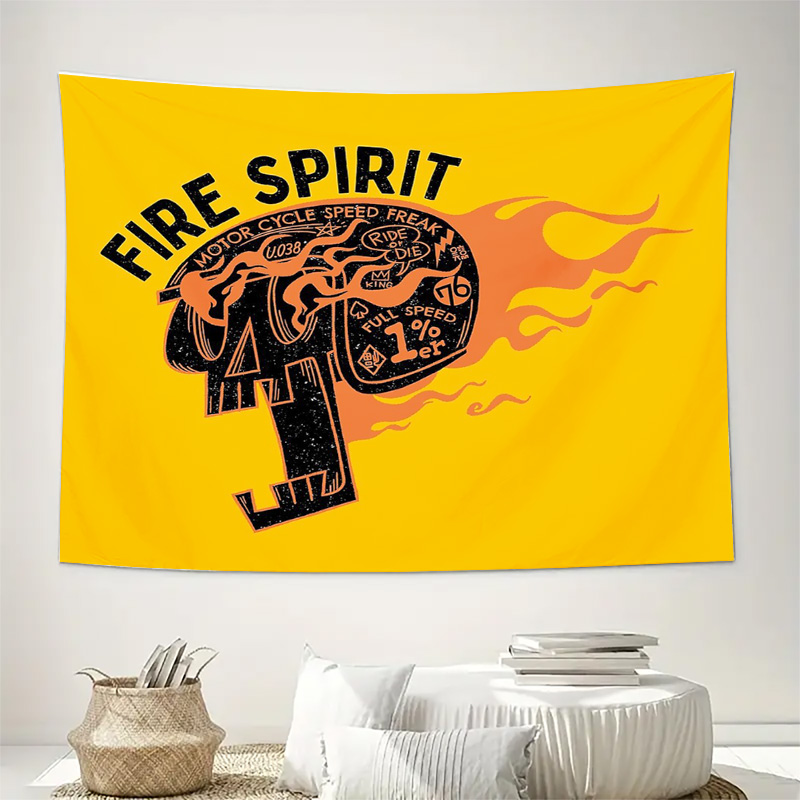 Vintage motorfiets wandtapijt  - Home Decor Hippie recensie en prijs