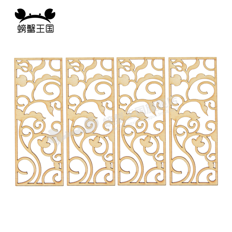 4 stuks houten miniatuur schei - Room Divider Screen recensie en prijs