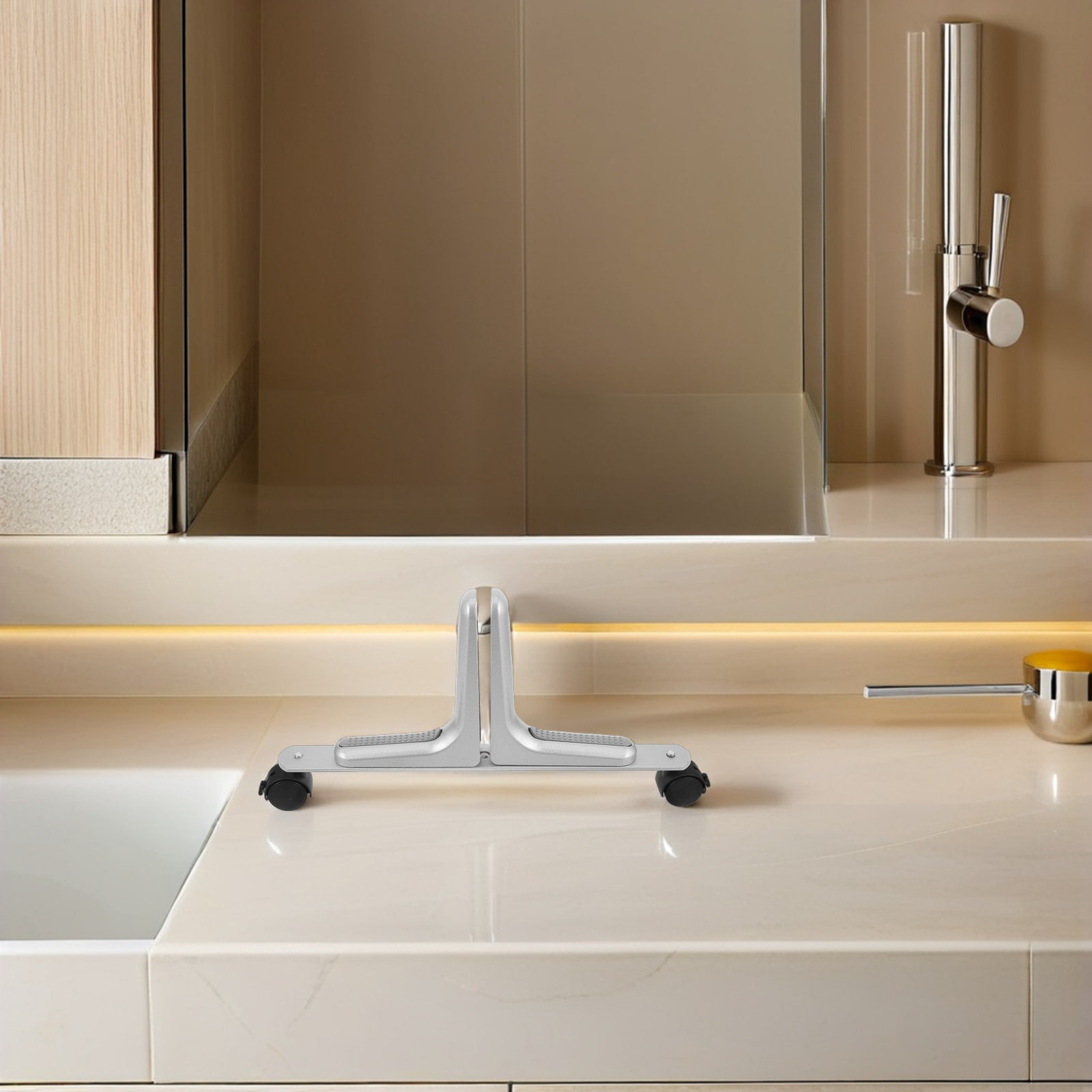 Zilverkleurige verplaatsbare w - Room Divider Screen recensie en prijs