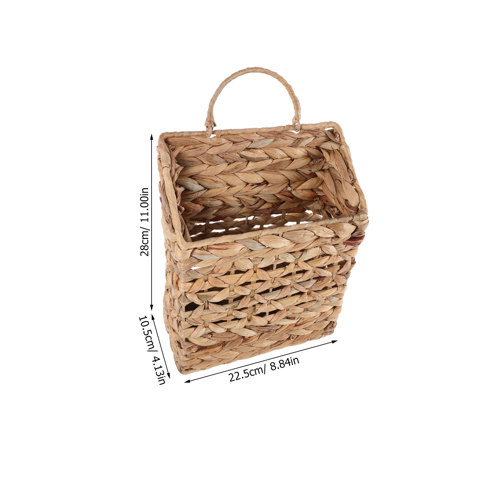 Wicker hangende opbergmand wan - Woven Wall Basket recensie en prijs