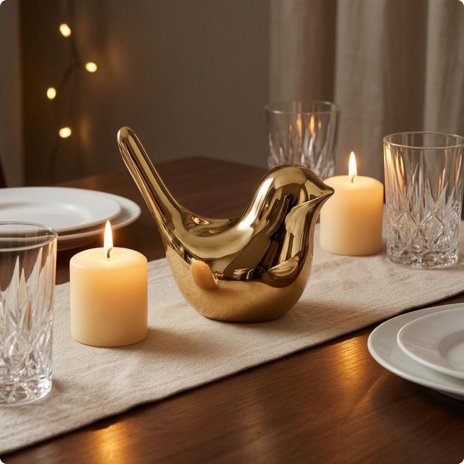 Vogelvormige kaarsenhouder Com - Home Decor Mirror recensie en prijs