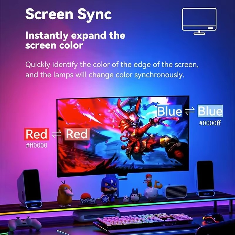 RGB Gaming Lights Strip Monito - Led Strip Lights recensie en prijs
