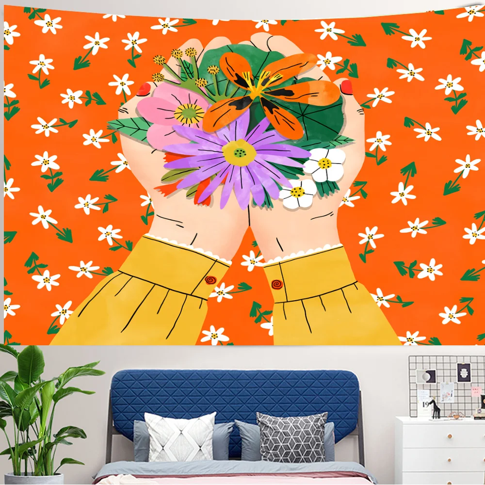 Tropische Groene Plant Meisje  - Home Decor Yoga recensie en prijs