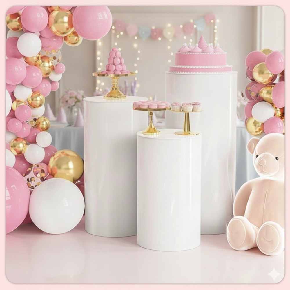 3/5 stuks witte cilindrische s - Home Decor For Wedding recensie en prijs