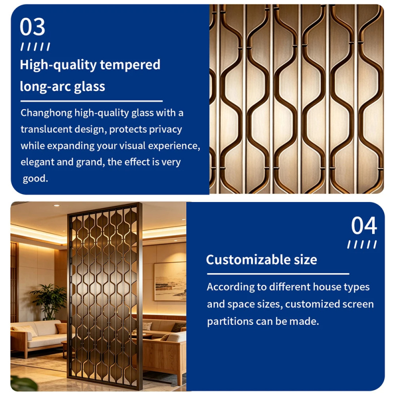Modern design roestvrijstalen  - Room Divider Screen recensie en prijs