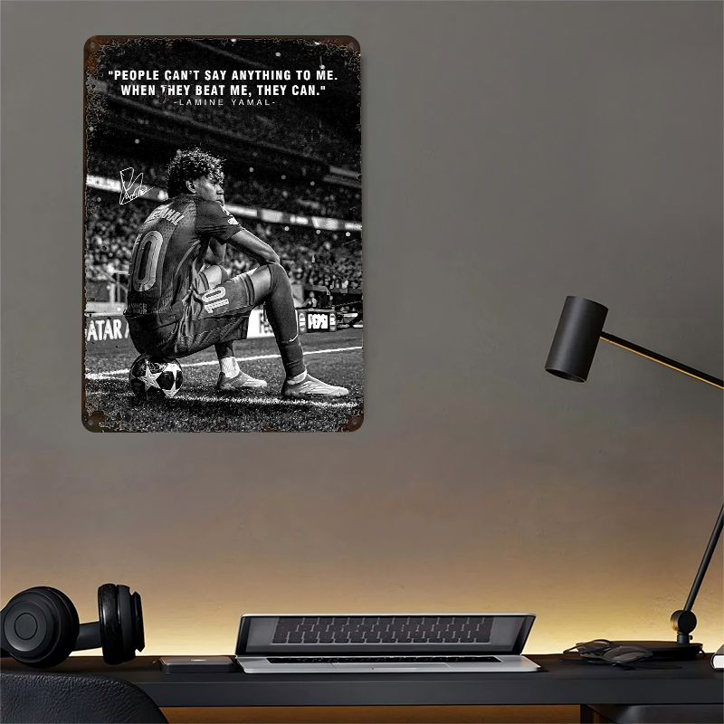 Lamine Yamal Quote op voetbalv - Home Decor Quotes On Wall recensie en prijs