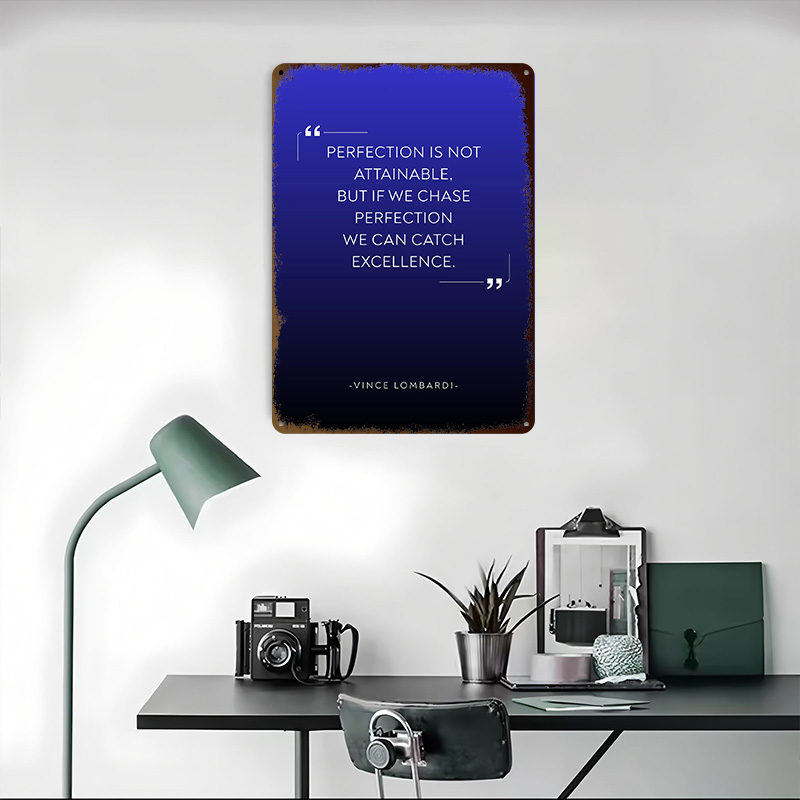 Vince Lombardi citaat over per - Home Decor Quotes On Wall recensie en prijs