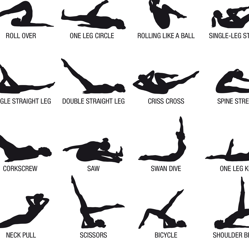 Frameloze Pilates Workout Graf - Home Decor Yoga recensie en prijs