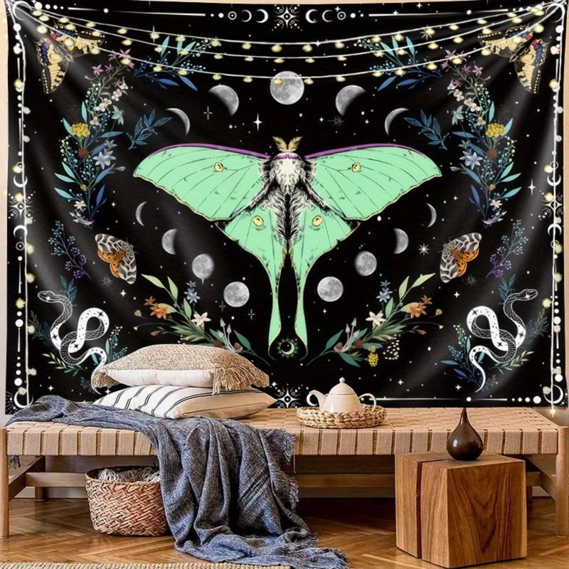 VIKAMA Moth Butterfly Moon Pha - Home Decor Yoga recensie en prijs