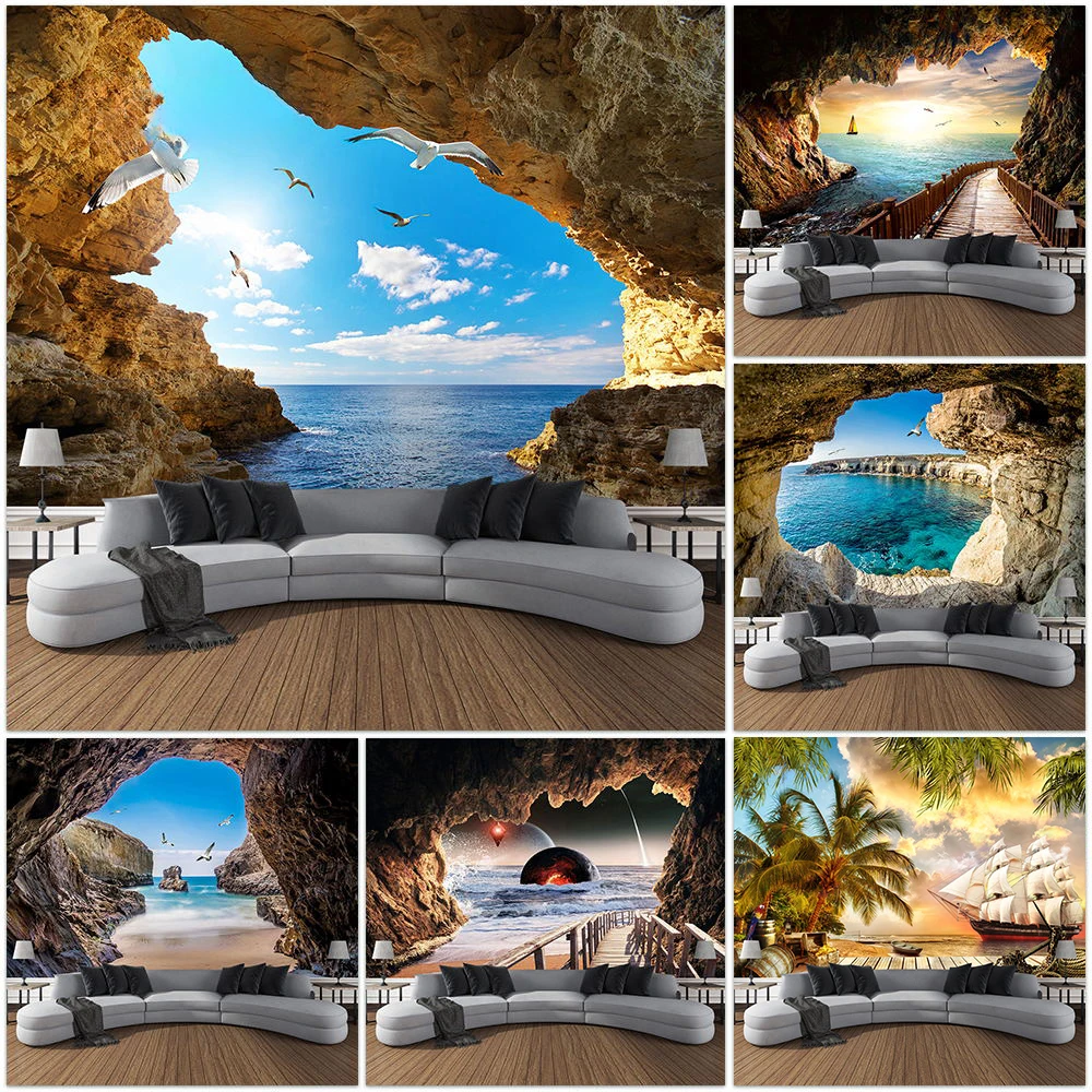 Berggrot Landschap Tapijt Ocea - Home Decor Yoga recensie en prijs