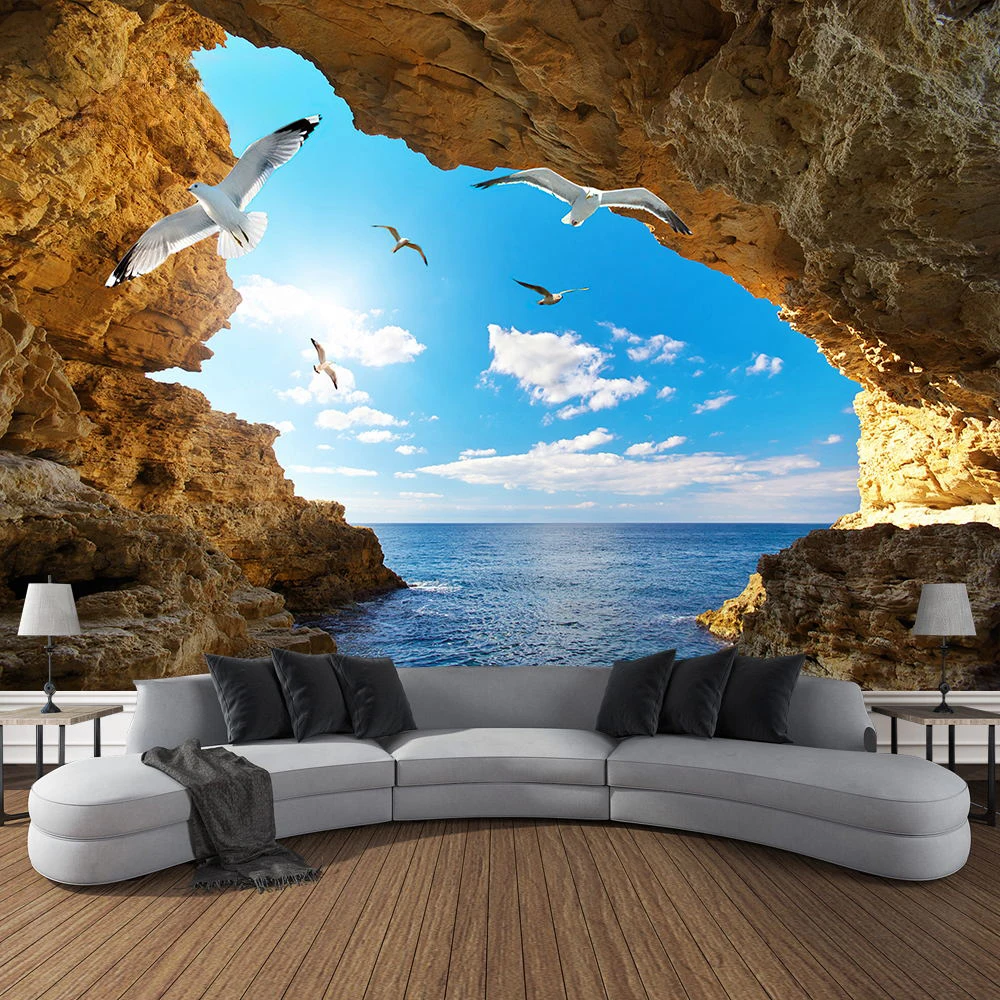 Berggrot Landschap Tapijt Ocea - Home Decor Yoga recensie en prijs