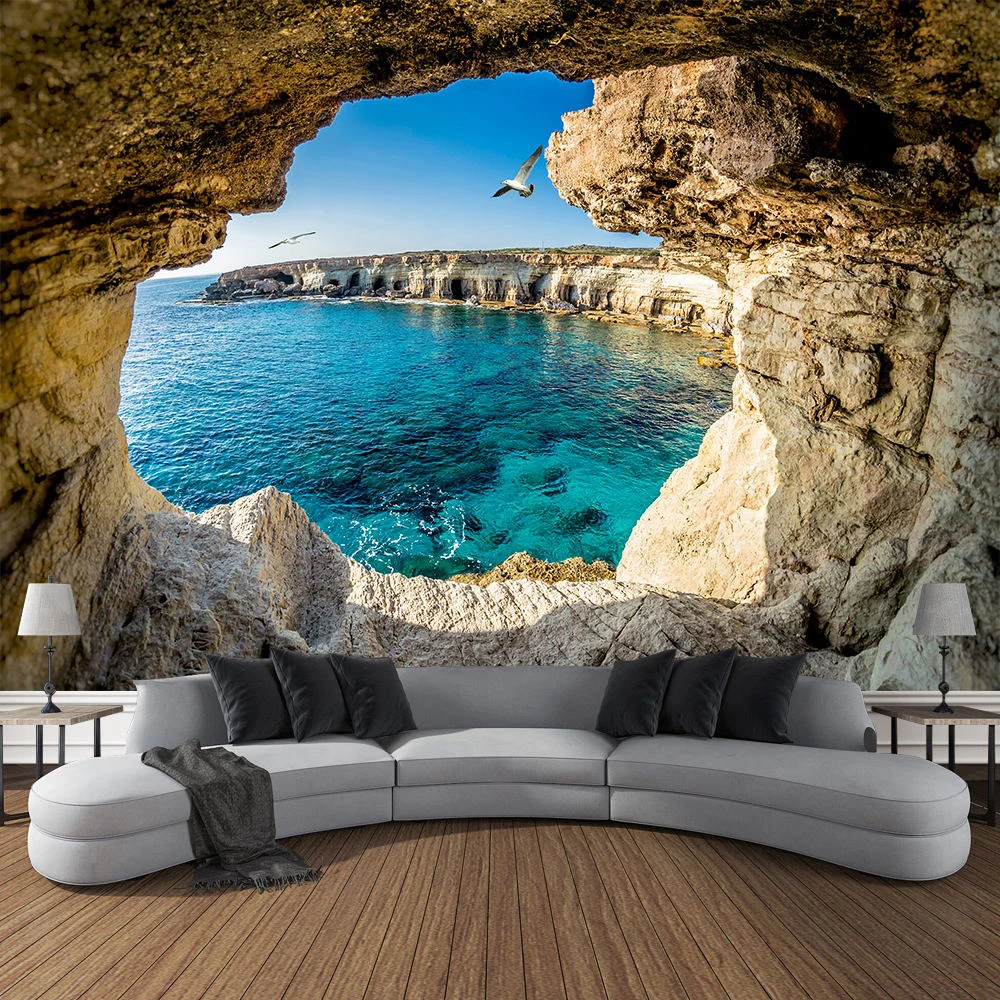 Berggrot Landschap Tapijt Ocea - Home Decor Yoga recensie en prijs
