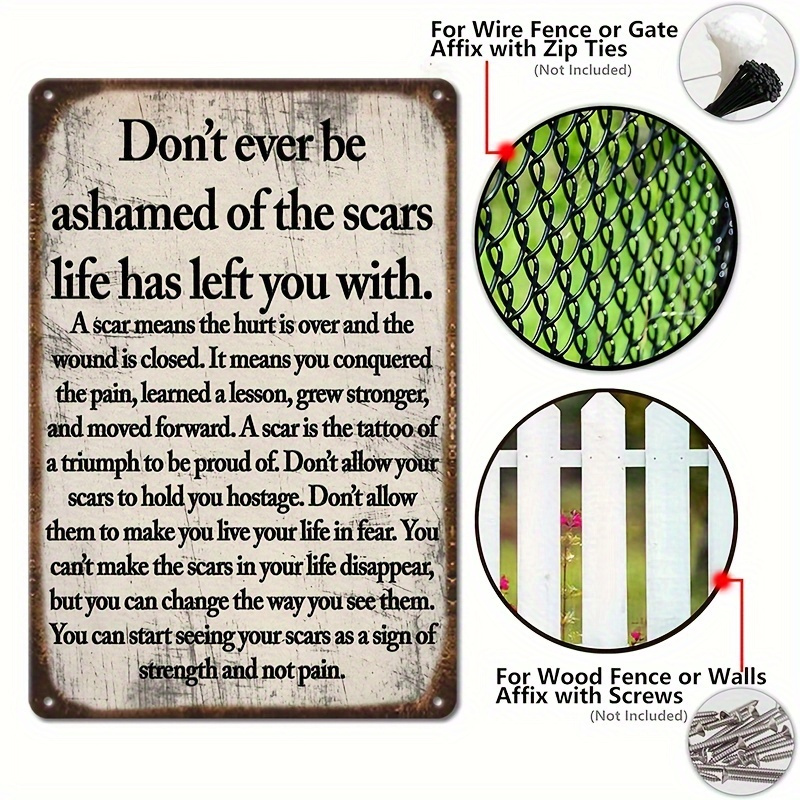 2D Platte - 2D Vintage Metalen - Home Decor Quotes On Wall recensie en prijs