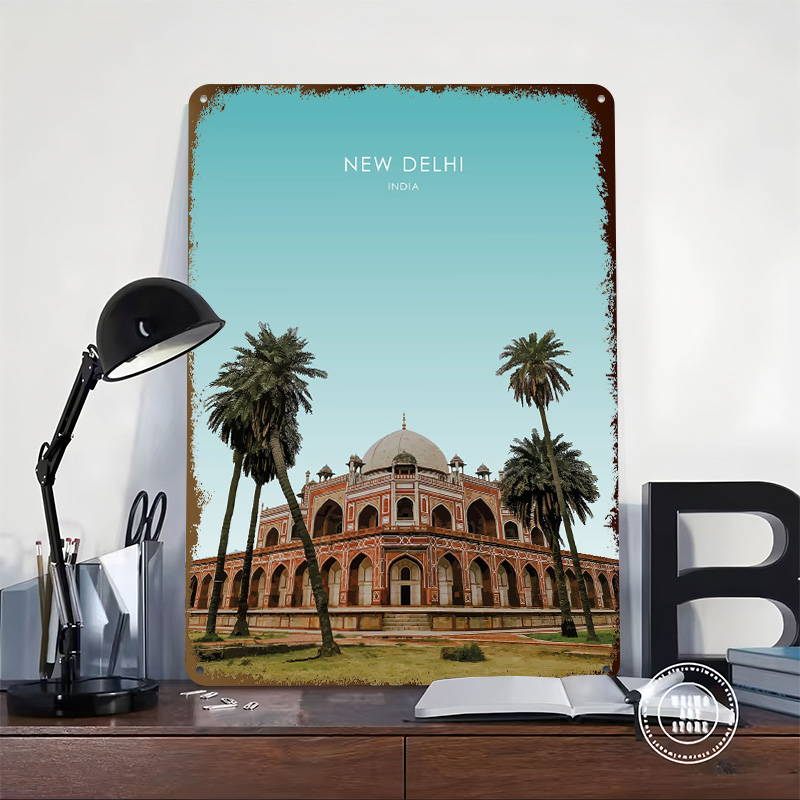 Nieuw Delhi India Kunstwerk 3D - Home Decor Delhi recensie en prijs