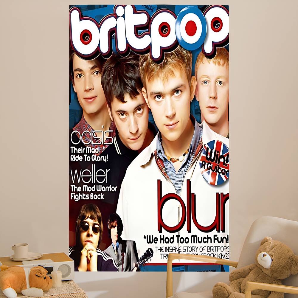 Band Musik Rapper Blur Anime T - Home Decor Hippie recensie en prijs