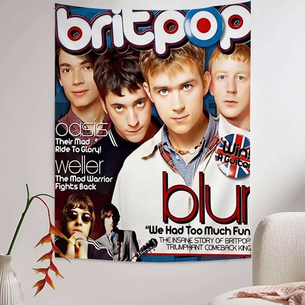 Band Musik Rapper Blur Anime T - Home Decor Hippie recensie en prijs