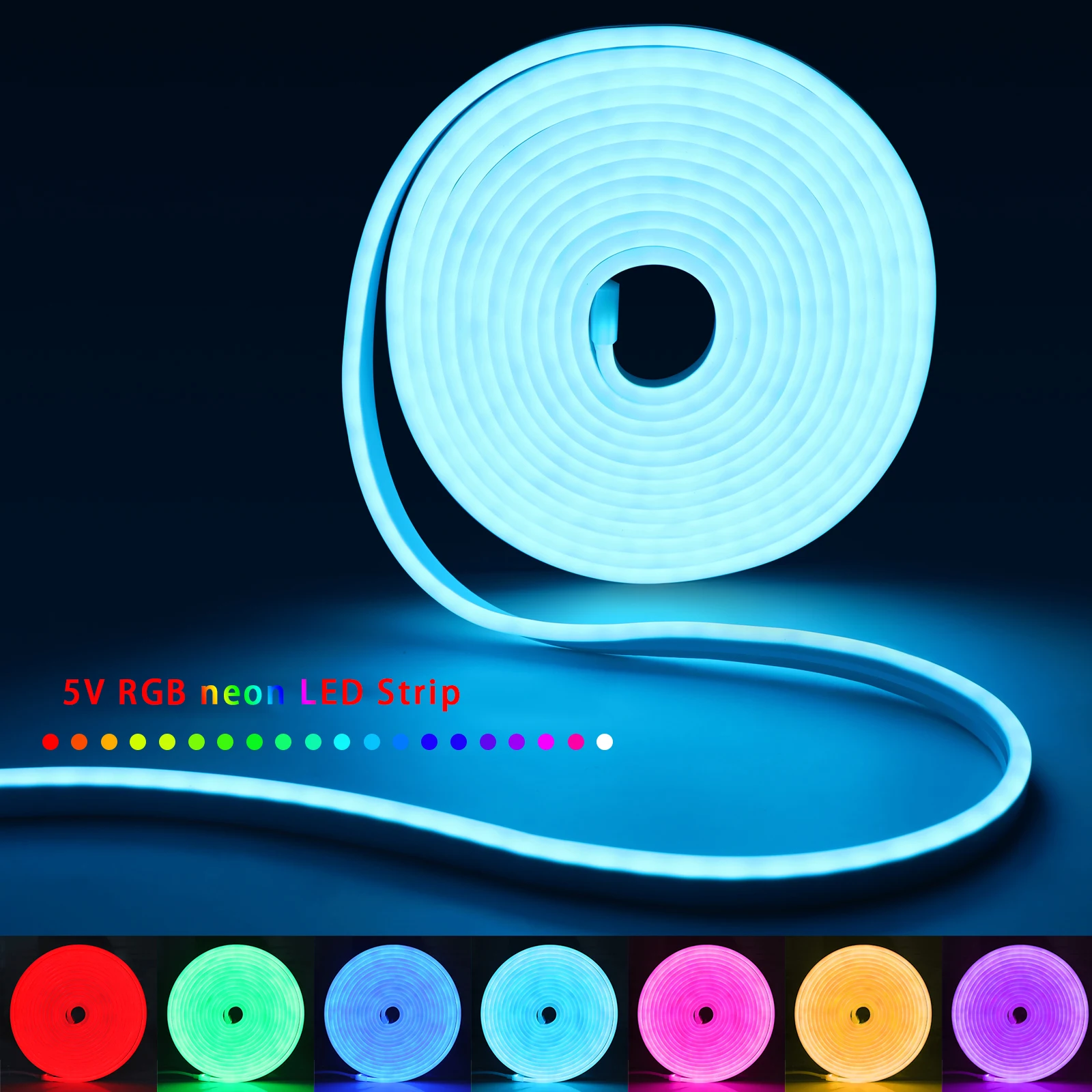 1-5m RGB LED Neon Strip Licht  - Led Strip Lights recensie en prijs